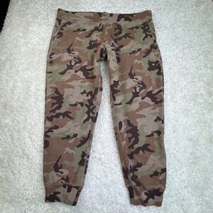 Polo Ralph Lauren Fleece Camo Jogger Sweatpant Green Brown XXL